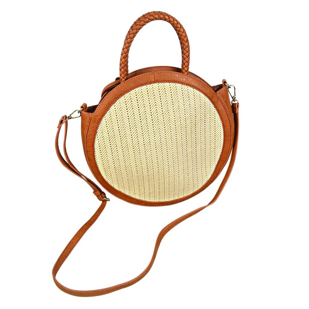 Sole/Society Circular Vegan Leather Handbag "Very Nice!"
